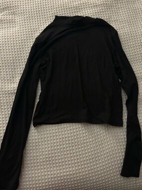 Black Long Sleeve Women’s Top - Essential Layering Piece